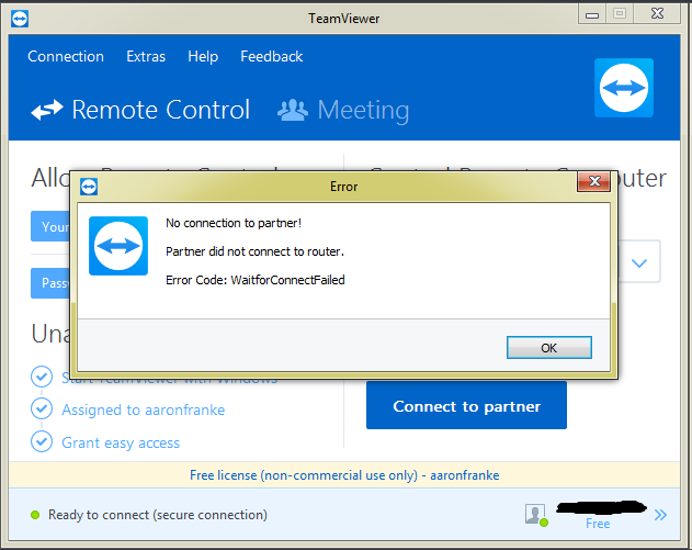 Teamviewer Not Connecting To Partner Mac